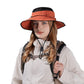 Anna-Kaci Wide Brim Outdoor Hat with Mesh Ventilation Snap-Up Sides and Chin Strap for Hiking, Beach, Travel, and Sun Protection