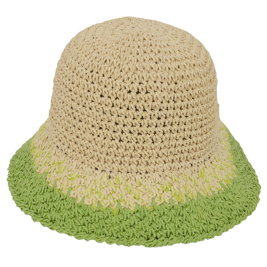 Anna-Kaci Women's Stylish Ombre Design Crochet Bucket Hat