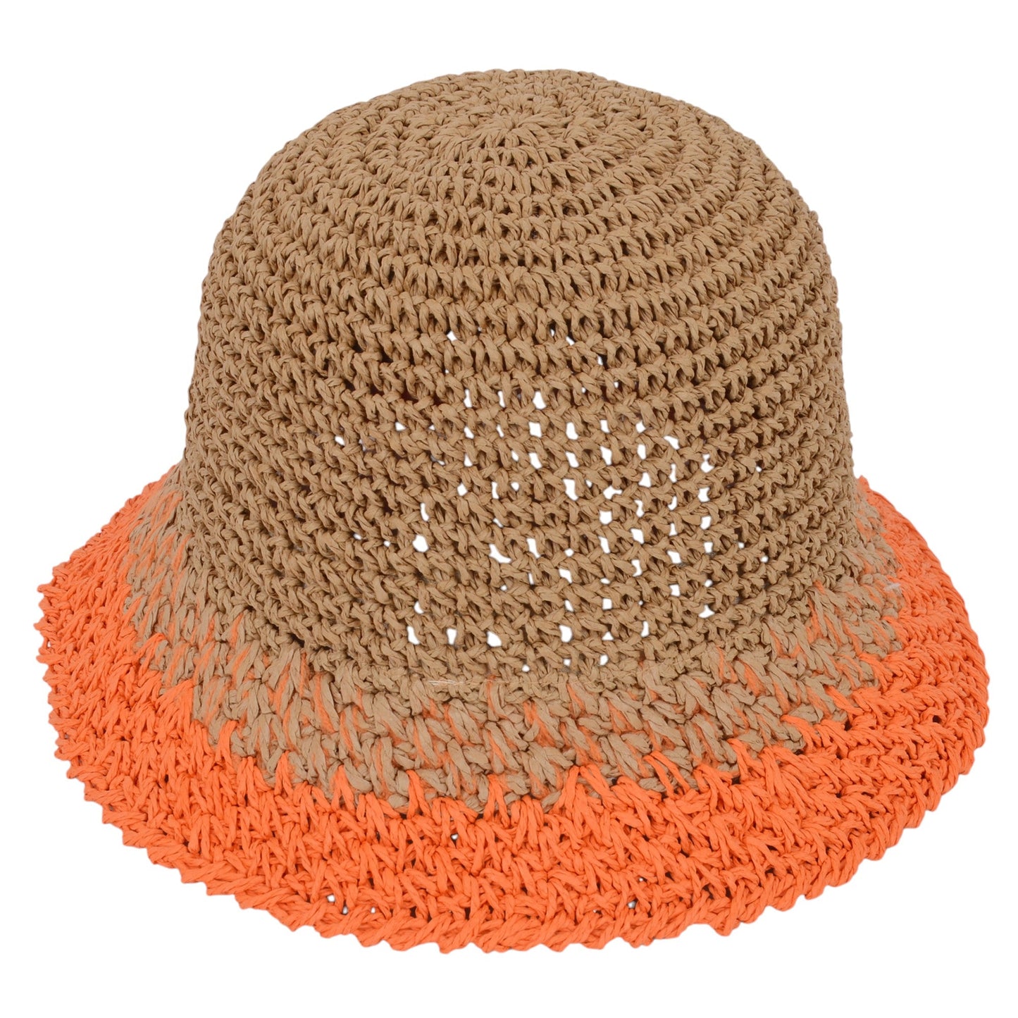 Anna-Kaci Women's Stylish Ombre Design Crochet Bucket Hat