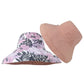 Anna-Kaci Women's 2-in-1 Double-Sided Bucket Hat with Floral & Solid Design