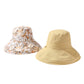 Anna-Kaci 2-in-1 Women's Floral & Solid Double-Sided Bucket Hat for Outdoor