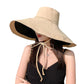 Anna-Kaci Women's Reversible Wide - Brim Sun Hat with Adjustable Chin Strap