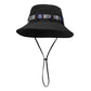 Anna-Kaci Wide Brim Bucket Hat with Colorful Ribbon Trim Breathable Mesh Lining and Adjustable Chin Strap for Outdoor Use