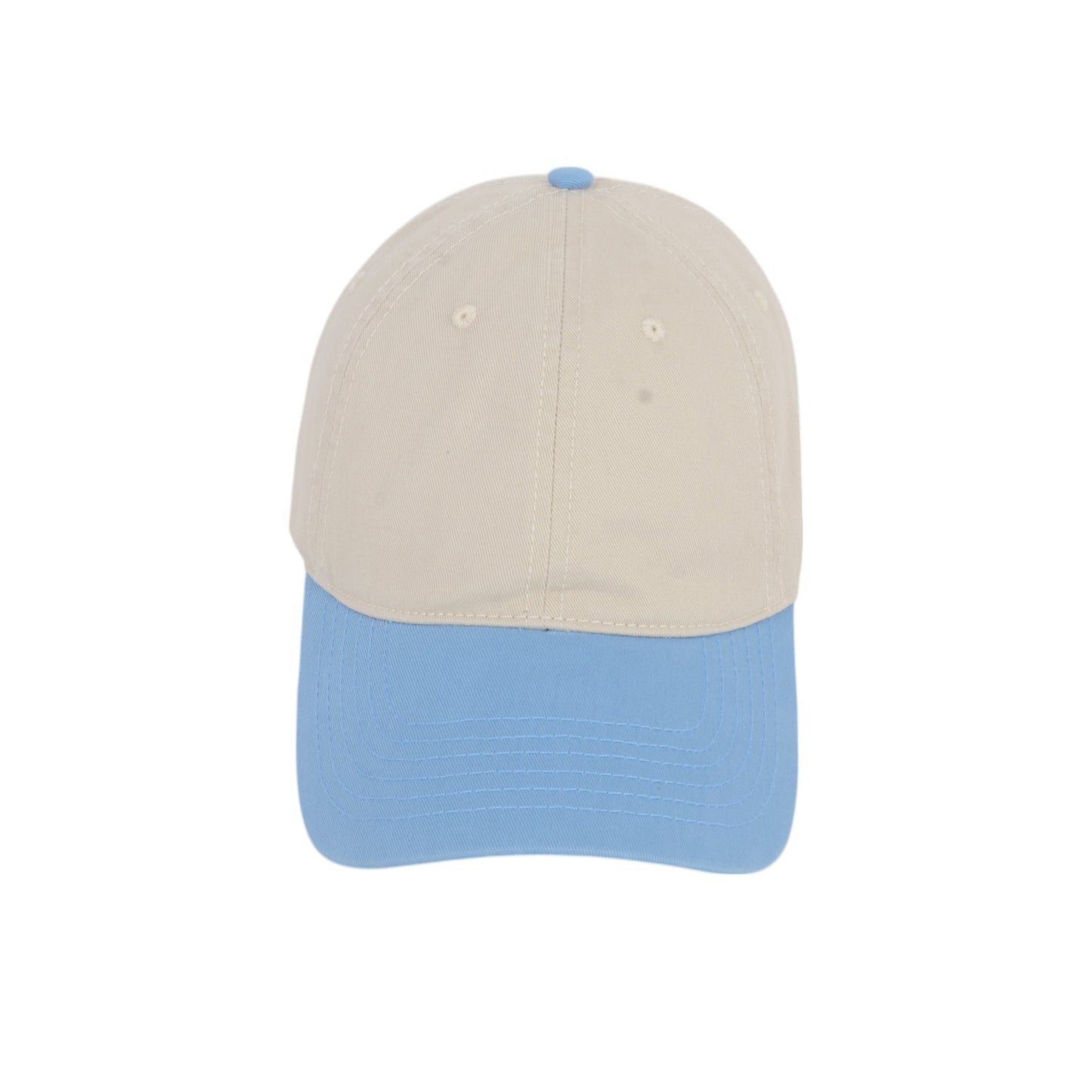 Anna-Kaci Unisex Classic Two-Tone Baseball Cap with Curved Brim and Adjustable Buckle Strap