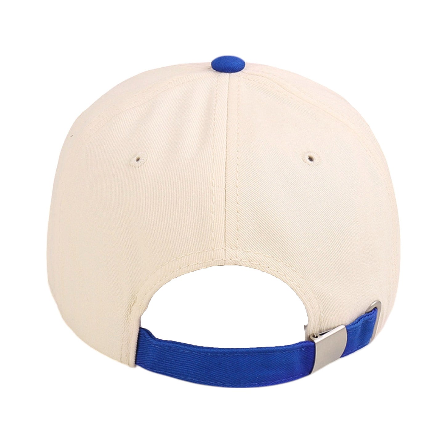 Anna-Kaci Unisex Classic Two-Tone Baseball Cap with Curved Brim and Adjustable Buckle Strap