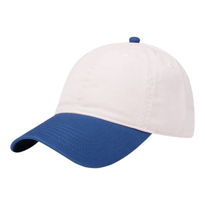 Anna-Kaci Unisex Classic Two-Tone Baseball Cap with Curved Brim and Adjustable Buckle Strap