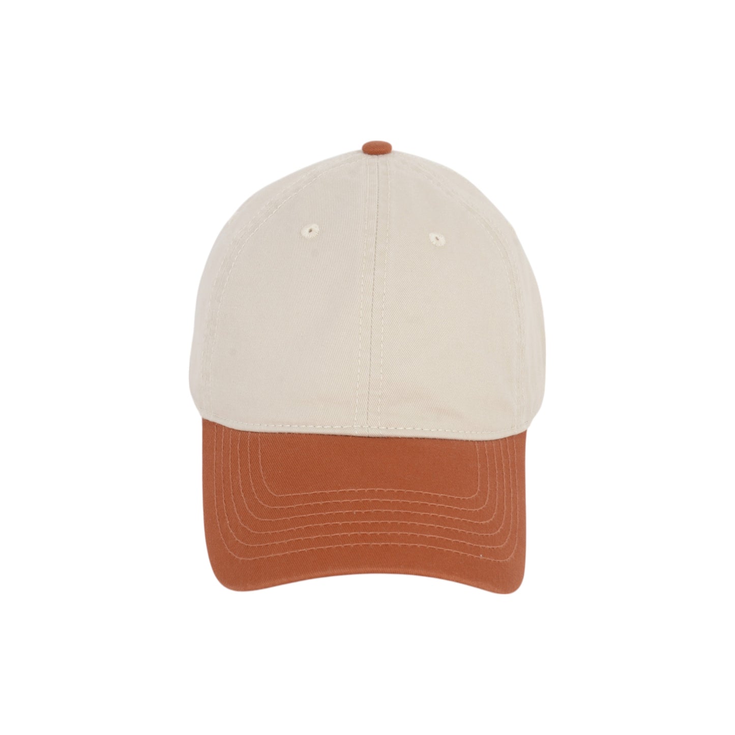 Anna-Kaci Unisex Classic Two-Tone Baseball Cap with Curved Brim and Adjustable Buckle Strap