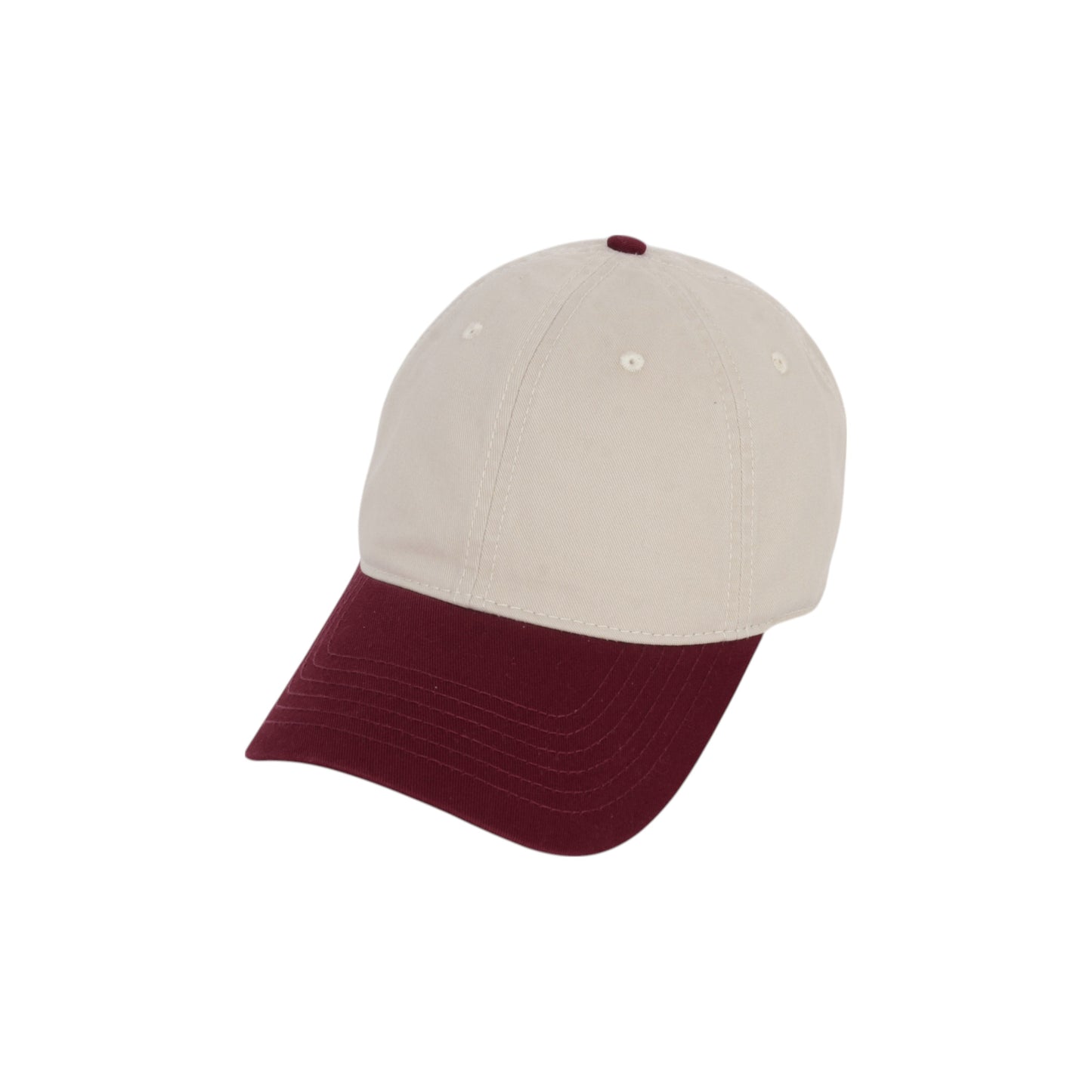 Anna-Kaci Unisex Classic Two-Tone Baseball Cap with Curved Brim and Adjustable Buckle Strap