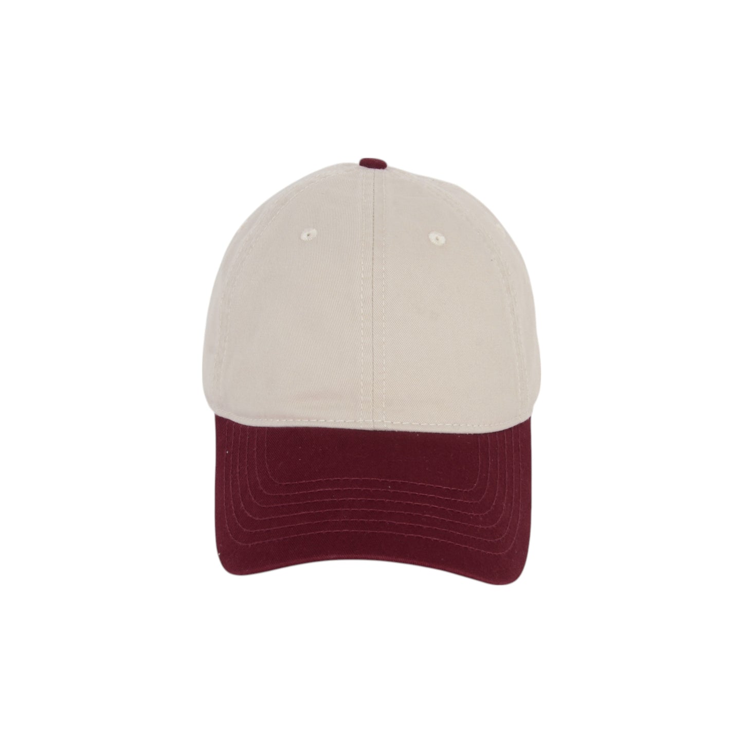 Anna-Kaci Unisex Classic Two-Tone Baseball Cap with Curved Brim and Adjustable Buckle Strap