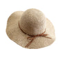 Anna-Kaci Wide - Brim Straw Sun Hat with Leather Tie