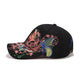 Anna-Kaci Women's Embroidered Butterfly Baseball Cap with Floral Sequin Accents and Curved Brim for Artistic Casual Style