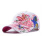 Anna-Kaci Women's Embroidered Butterfly Baseball Cap with Floral Sequin Accents and Curved Brim for Artistic Casual Style