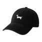 Anna-Kaci Women's Embroidered Sausage Dog Baseball Cap with Curved Brim and Adjustable Strap