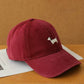 Anna-Kaci Women's Embroidered Sausage Dog Baseball Cap with Curved Brim and Adjustable Strap