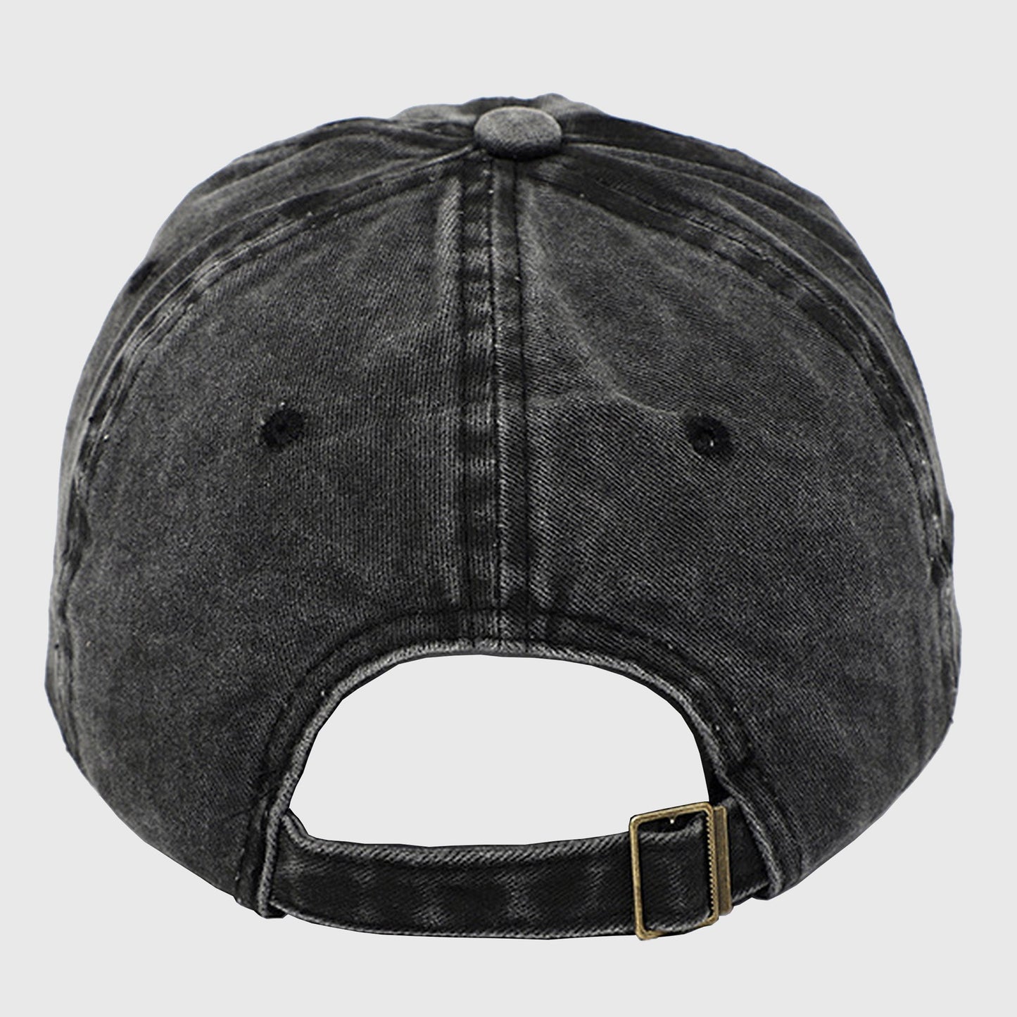 Anna-Kaci Women's Vintage Washed Denim Baseball Cap with Cherry Embroidery