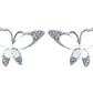 Butterfly Masquerade Party Dance Element Earrings