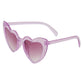 Anna-Kaci Active Women's Vibrant Heart-Shaped Fashion Sunglasses UV400 Protection