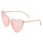 Anna-Kaci Active Women's Vibrant Heart-Shaped Fashion Sunglasses UV400 Protection
