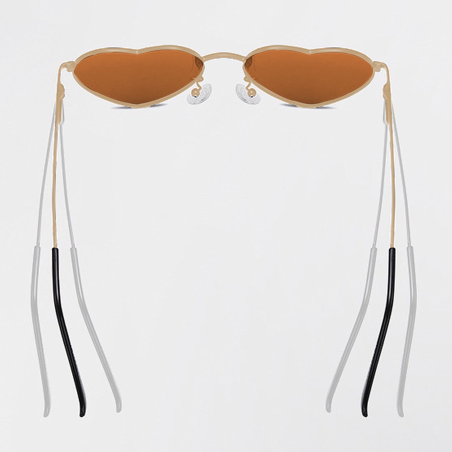 Anna-Kaci Women's Stylish Heart-Shaped Polarized Sunglasses UV400 Protection for Outdoor Activities