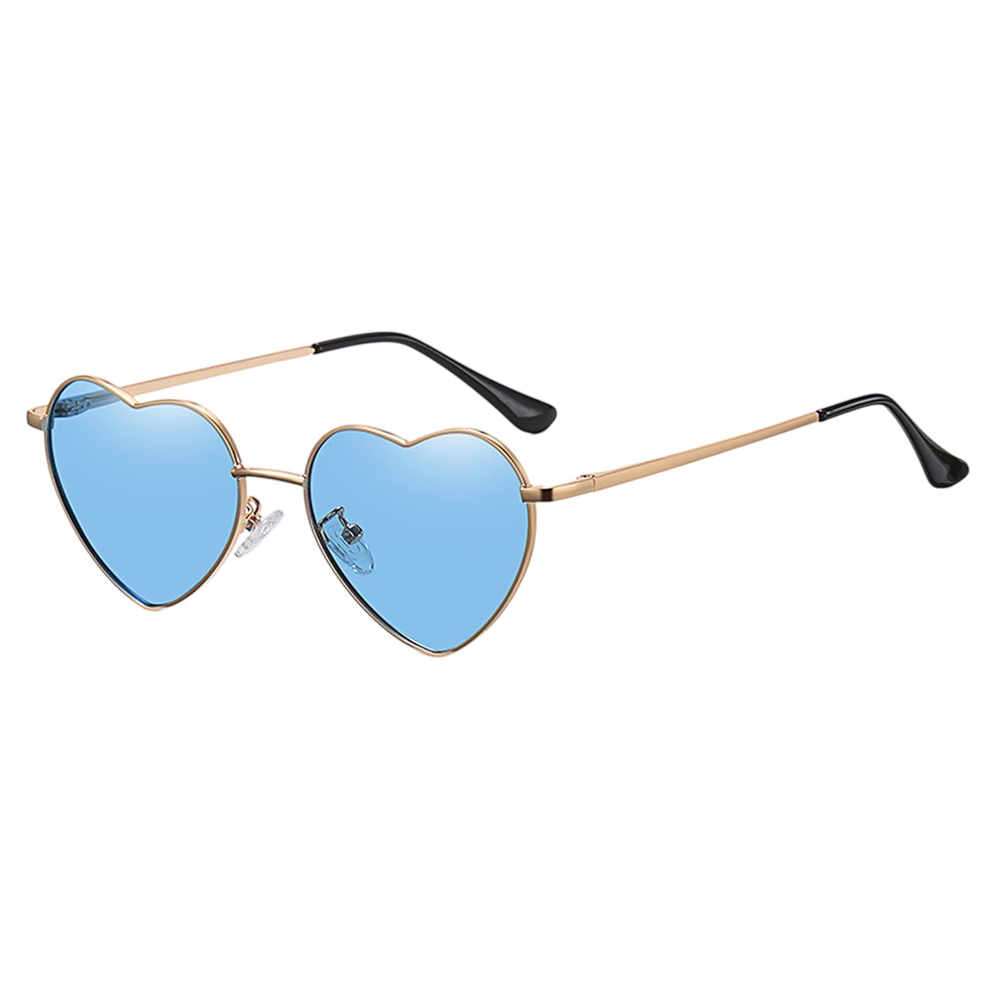 Anna-Kaci Women's Stylish Heart-Shaped Polarized Sunglasses UV400 Protection for Outdoor Activities