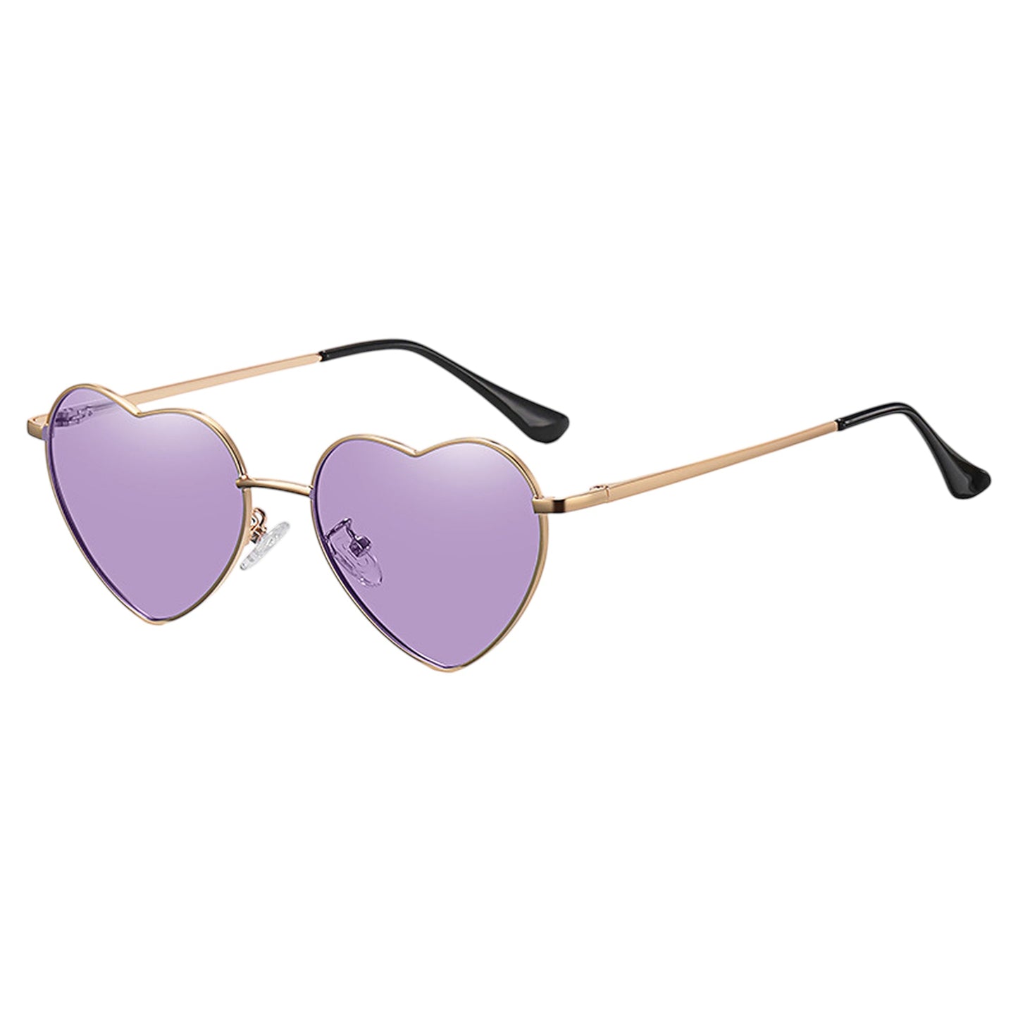 Anna-Kaci Women's Stylish Heart-Shaped Polarized Sunglasses UV400 Protection for Outdoor Activities