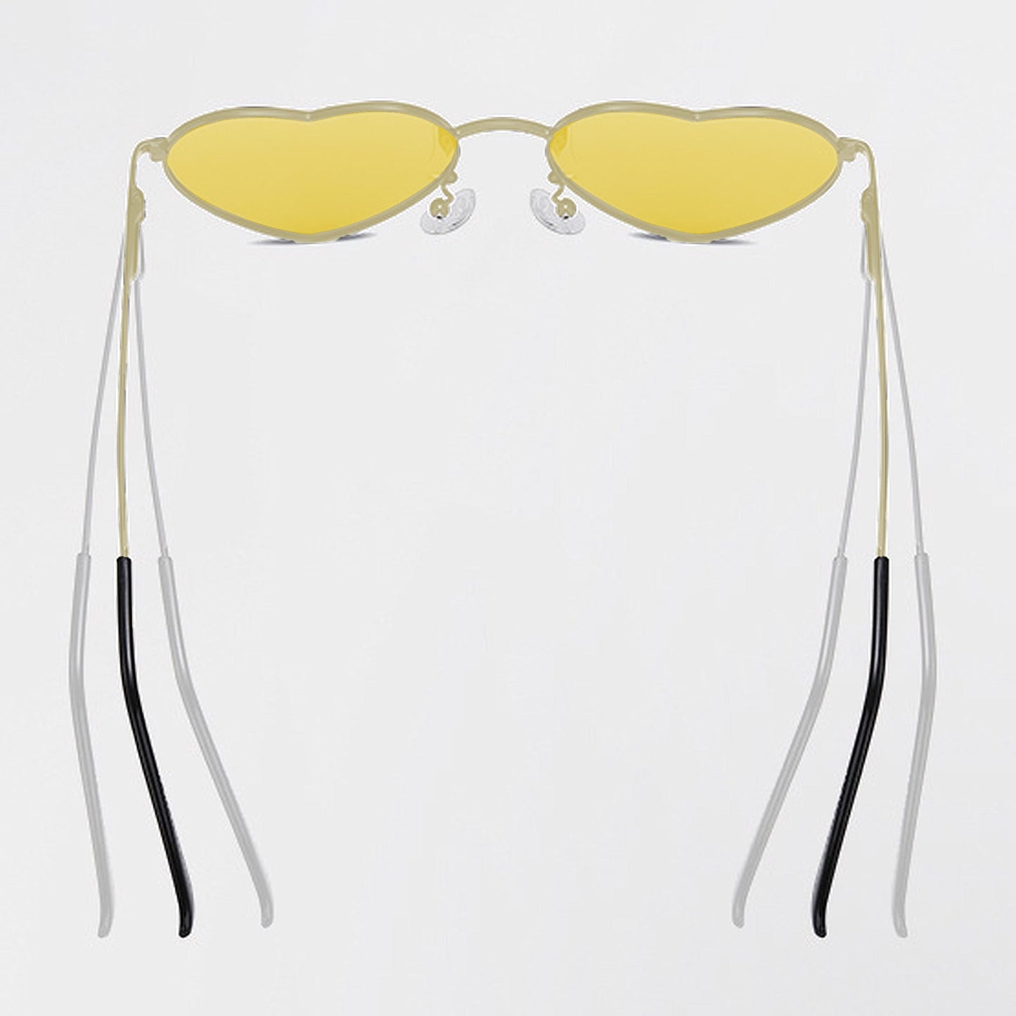 Anna-Kaci Women's Stylish Heart-Shaped Polarized Sunglasses UV400 Protection for Outdoor Activities