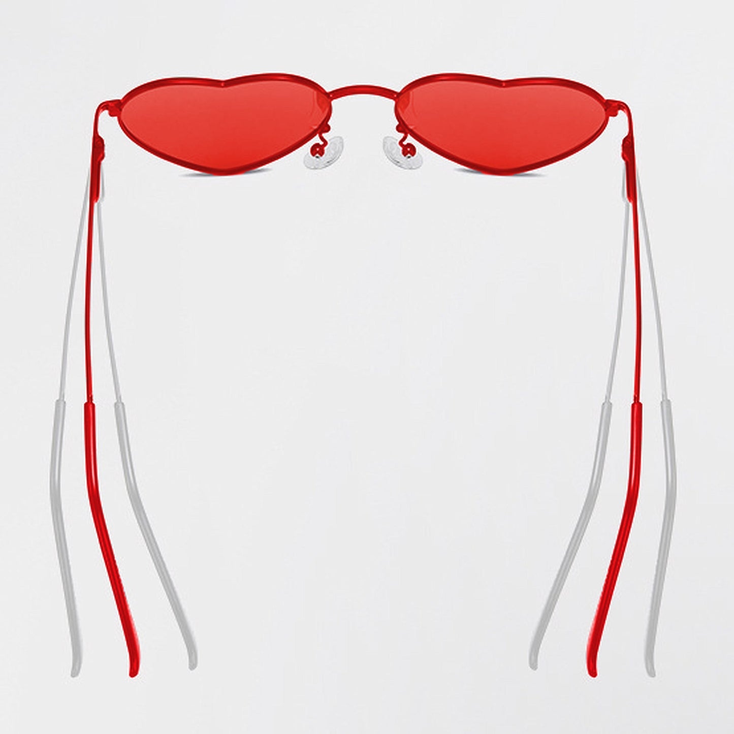 Anna-Kaci Women's Stylish Heart-Shaped Polarized Sunglasses UV400 Protection for Outdoor Activities