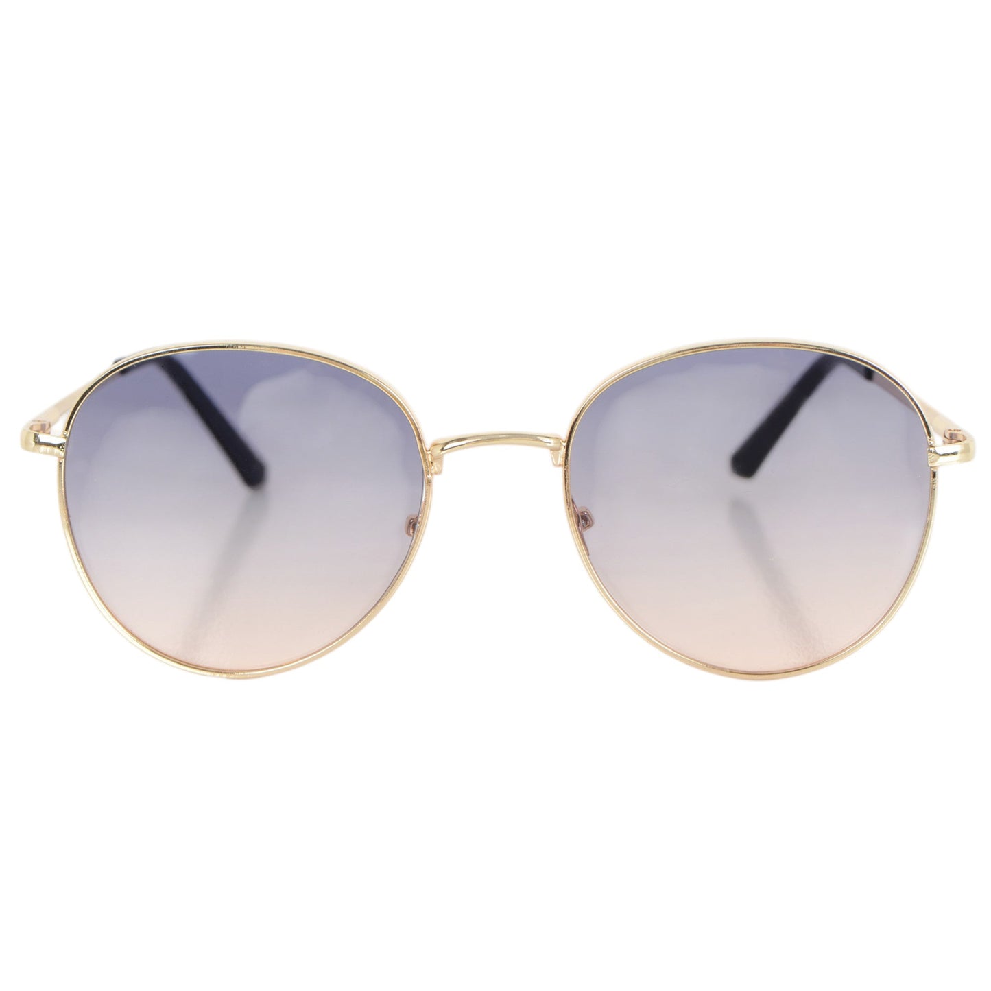 Anna-Kaci Elegant Gold - Rimmed Round Women's Polarized Sunglasses UV400 Protection