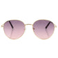 Anna-Kaci Elegant Gold - Rimmed Round Women's Polarized Sunglasses UV400 Protection