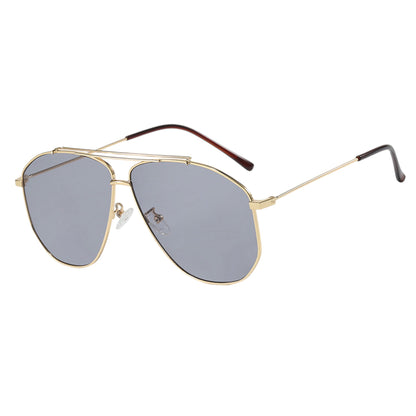 Anna-Kaci Women's Retro Aviator Sunglasses Gold Frame