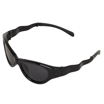 Anna-Kaci Women's Retro Y2K Futuristic Folding Sunglasses UV400 protection