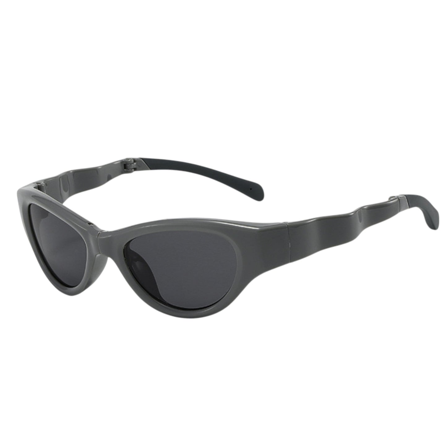 Anna-Kaci Women's Retro Y2K Futuristic Folding Sunglasses UV400 protection