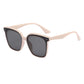 Anna-Kaci Women's Trendy Square Two - Tone Sunglasses