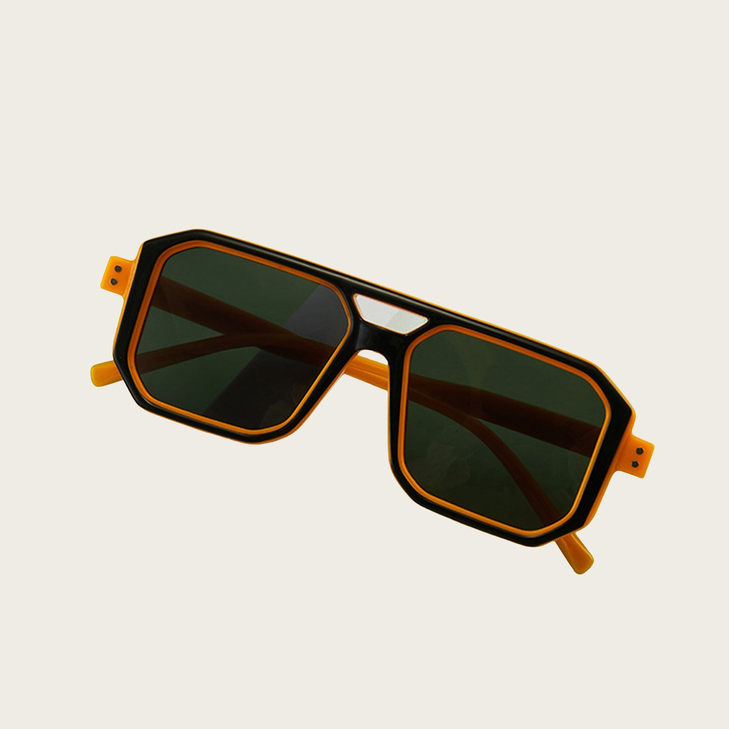 Anna-Kaci Unisex Oversized Angular Shield Sunglasses with Gradient Lenses and Bold Frame Design for Modern Street Style