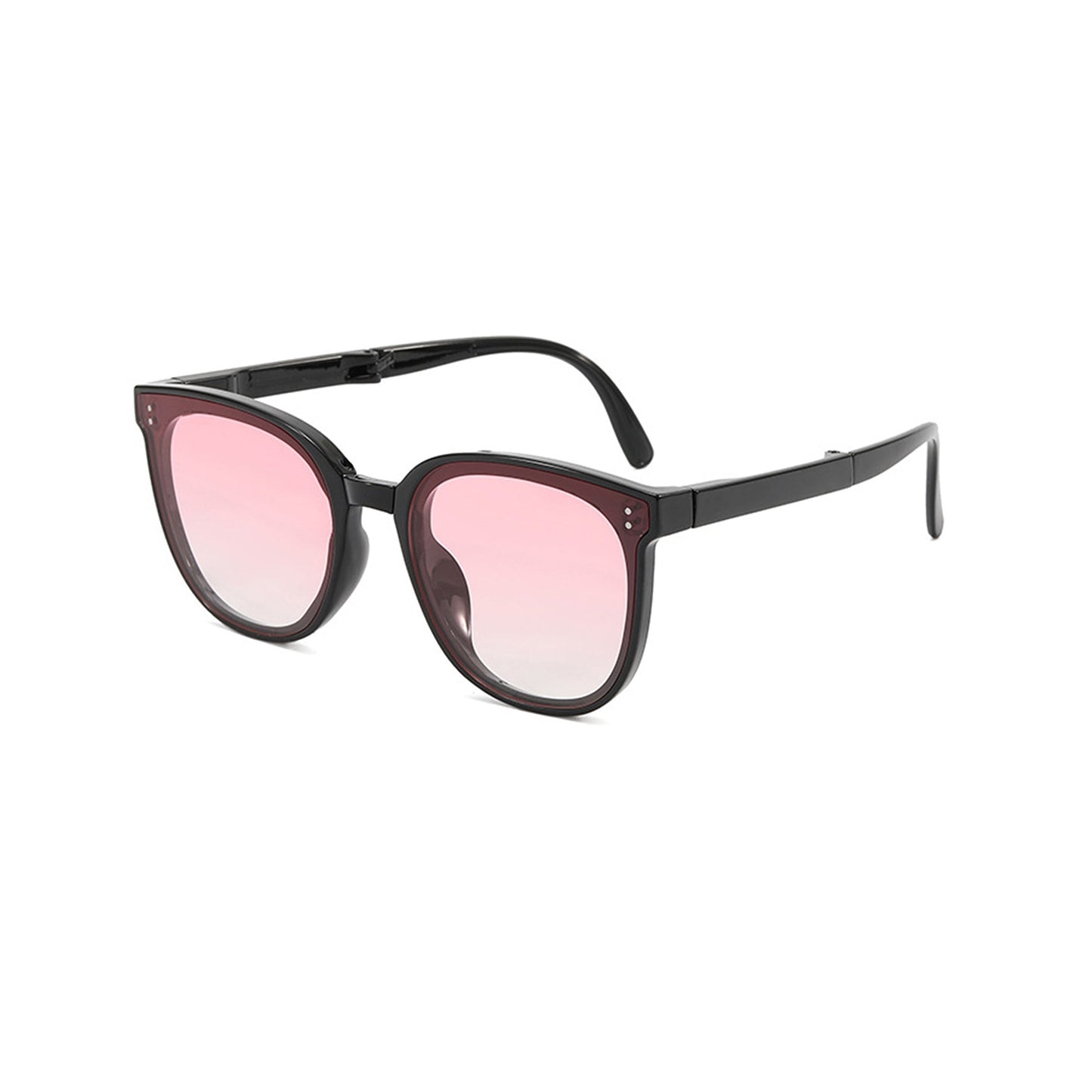 Anna-Kaci Unisex Classic Round Sunglasses with Matte Black Frame and UV400 Dark Lenses Lightweight Design