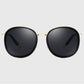 Anna-Kaci Women's Retro Round Metal & PC Polarized Sunglasses