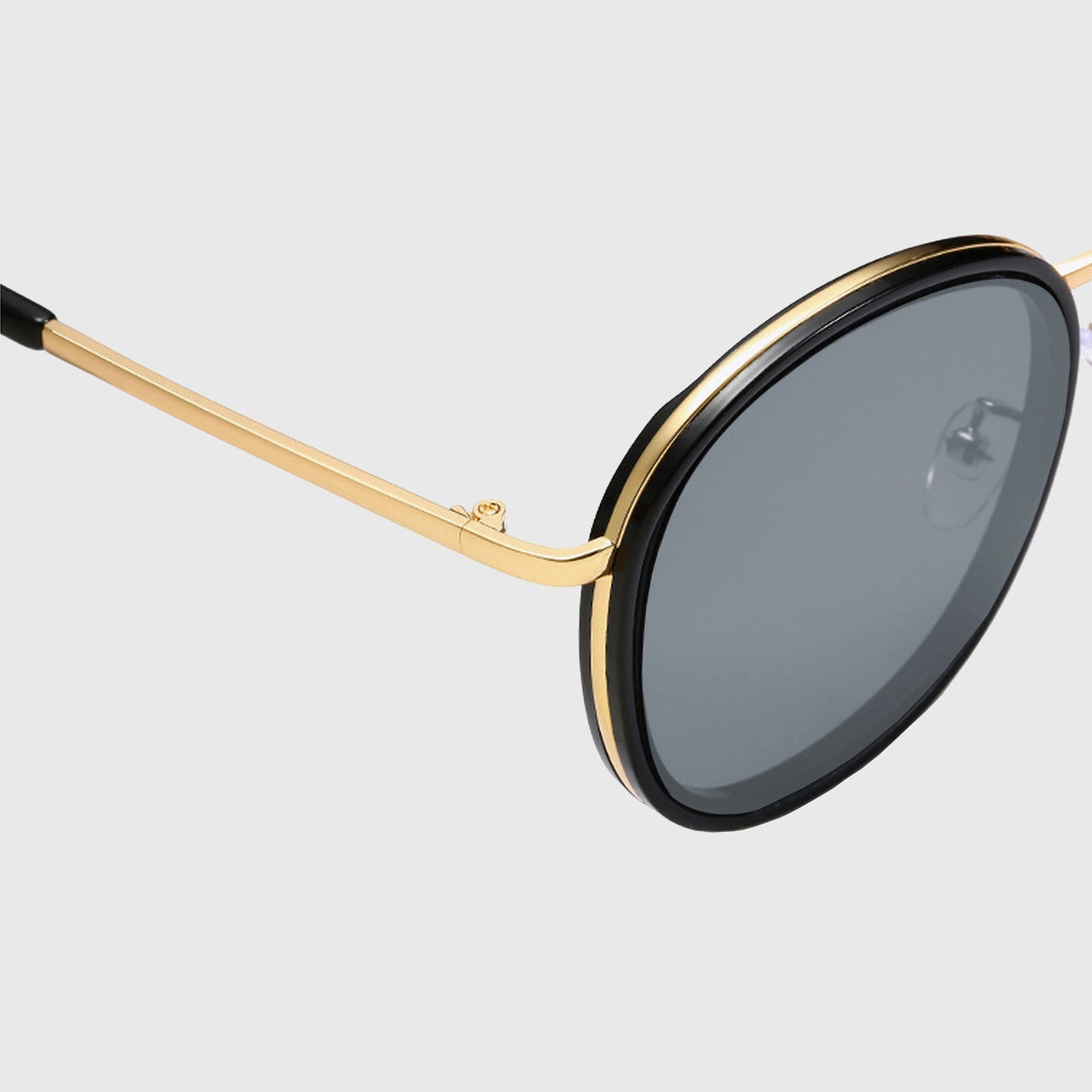 Anna-Kaci Women's Retro Round Metal & PC Polarized Sunglasses