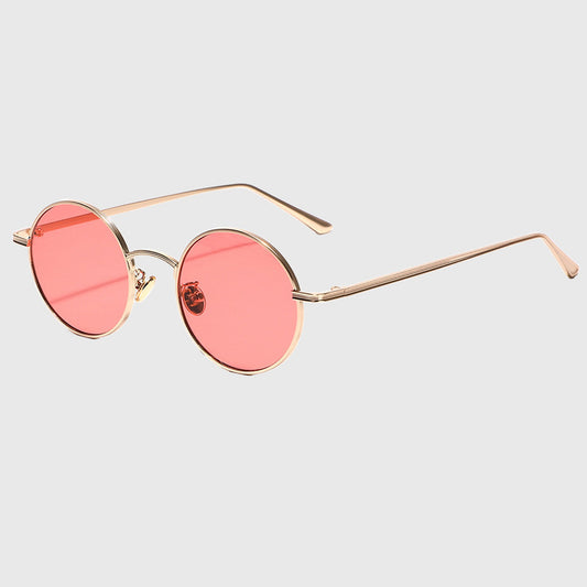 Anna-Kaci Women's Retro Round Metal Sunglasses