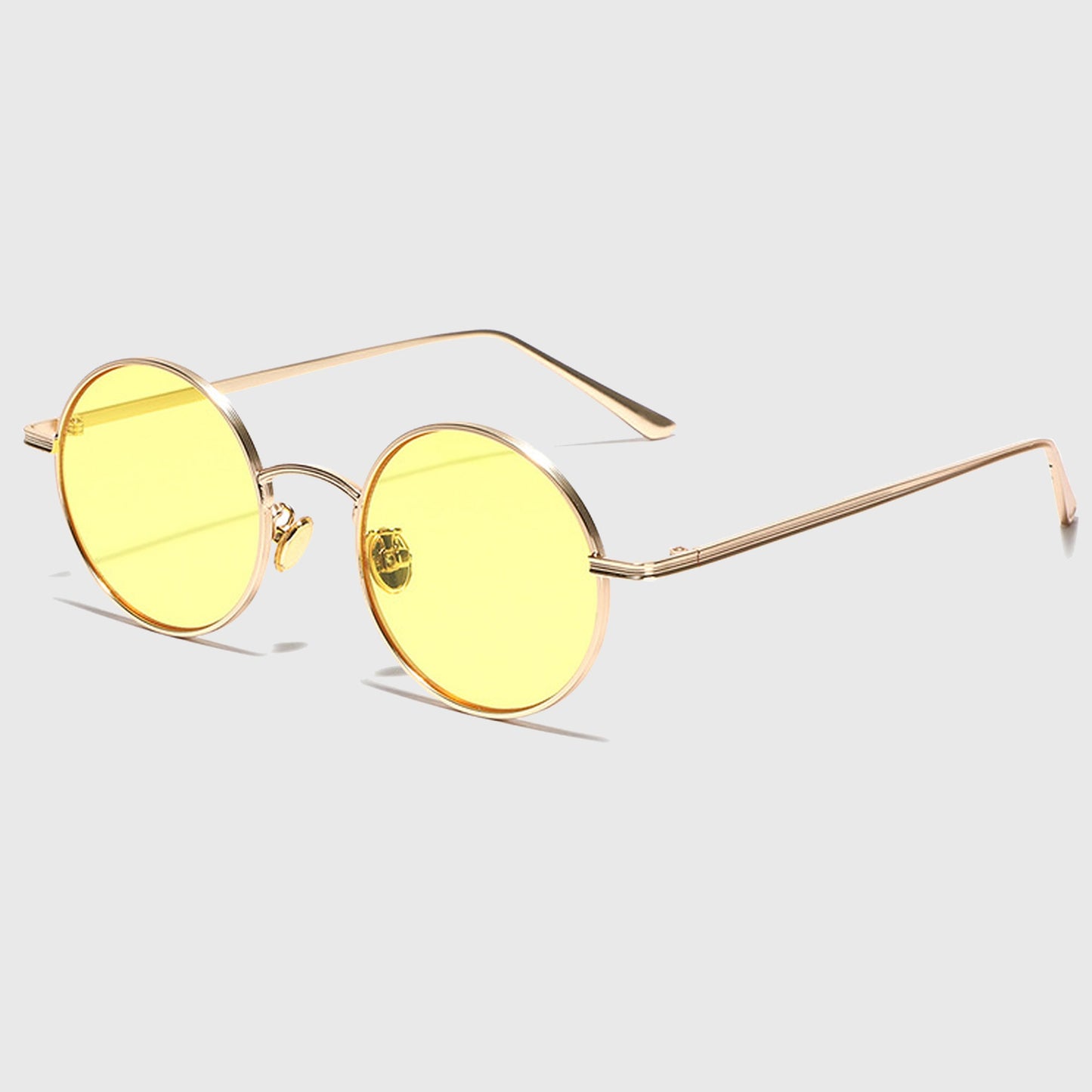 Anna-Kaci Women's Retro Round Metal Sunglasses