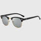 Anna-Kaci Men's Polarized Clubmaster Sunglasses-Metal & PC Frame Retro Style Shades
