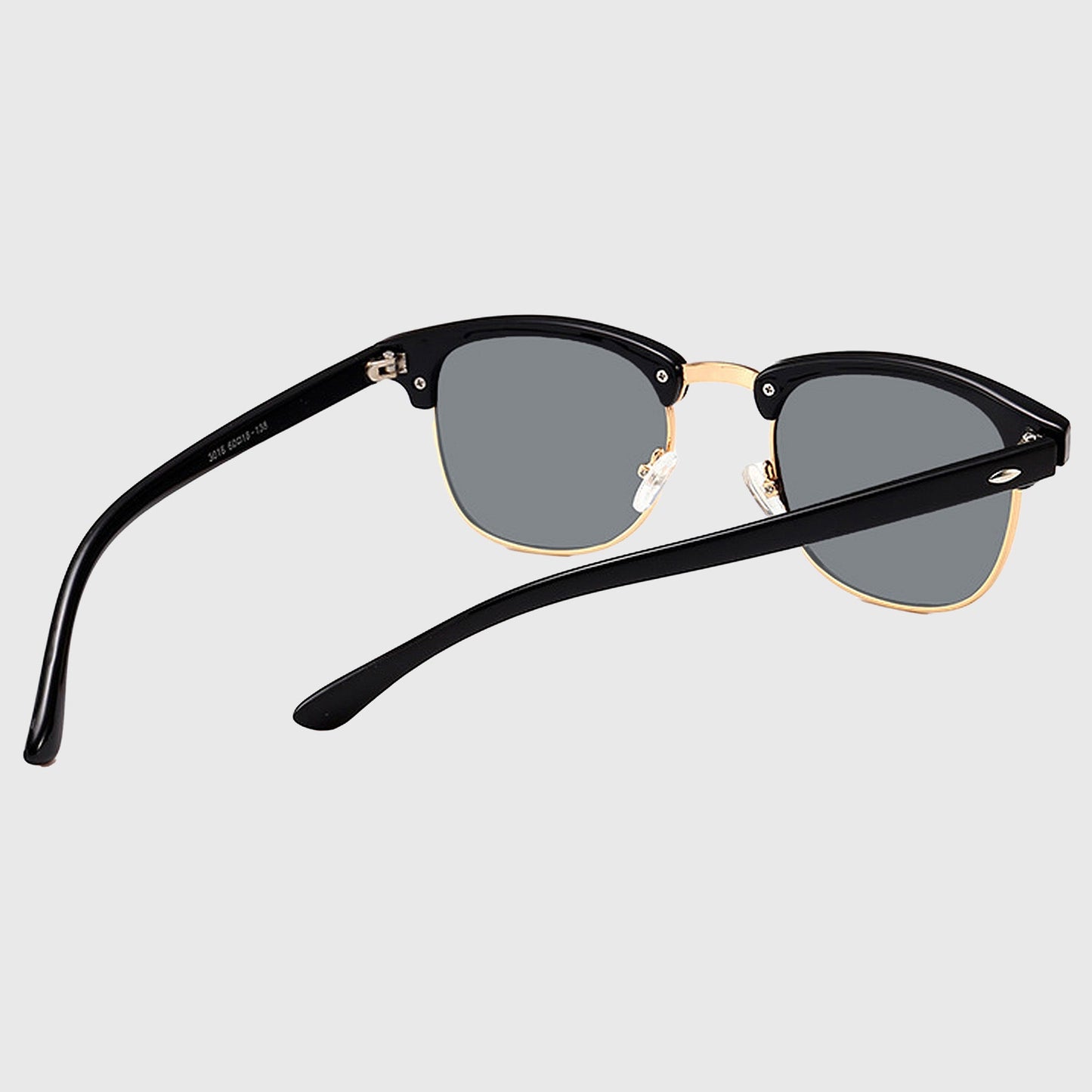 Anna-Kaci Men's Polarized Clubmaster Sunglasses-Metal & PC Frame Retro Style Shades