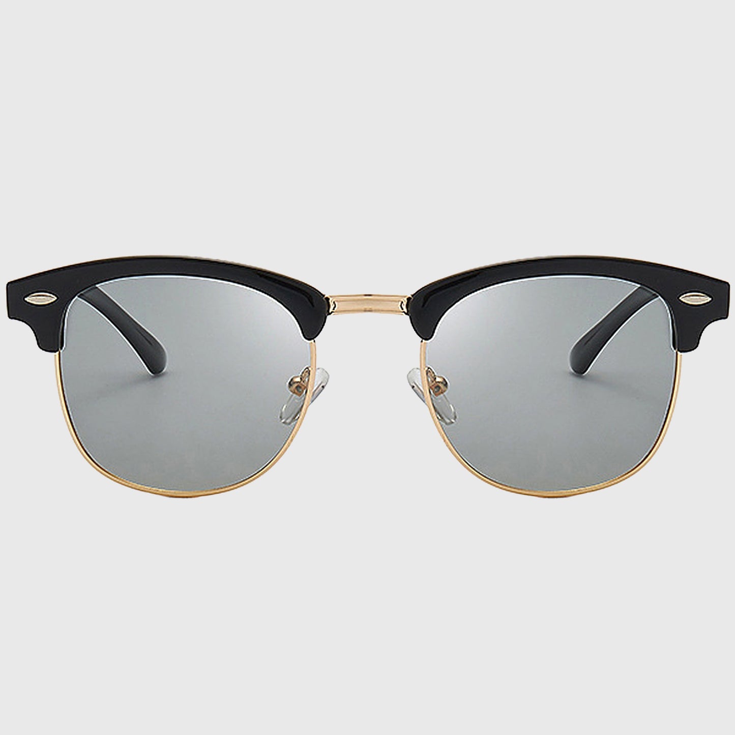 Anna-Kaci Men's Polarized Clubmaster Sunglasses-Metal & PC Frame Retro Style Shades