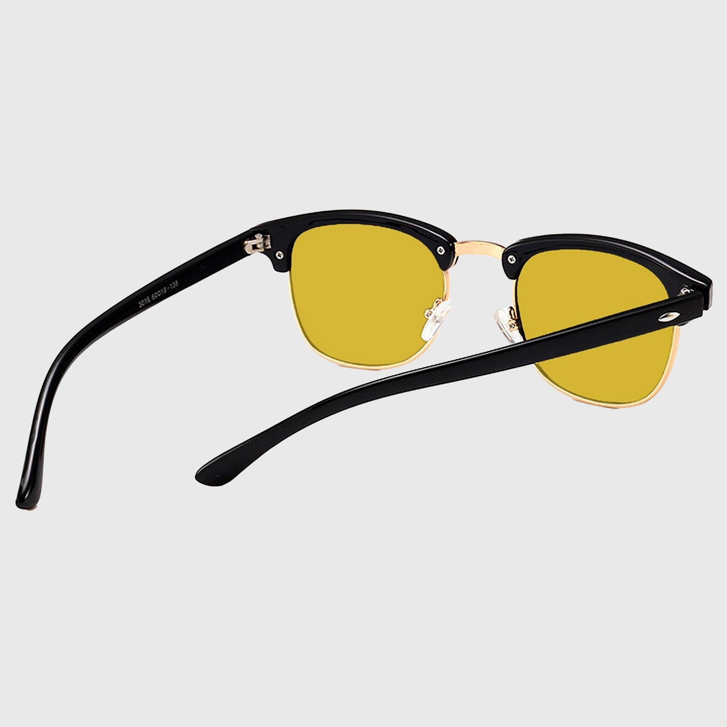 Anna-Kaci Men's Polarized Clubmaster Sunglasses-Metal & PC Frame Retro Style Shades