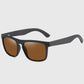 Anna-Kaci Men's Wooden Frame Polarized Sunglasses-UV400 Protection