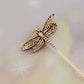 Alilang Vintage Gold Tone Star Bat Butterfly Shaped Hat Pin Textured Embossed Design