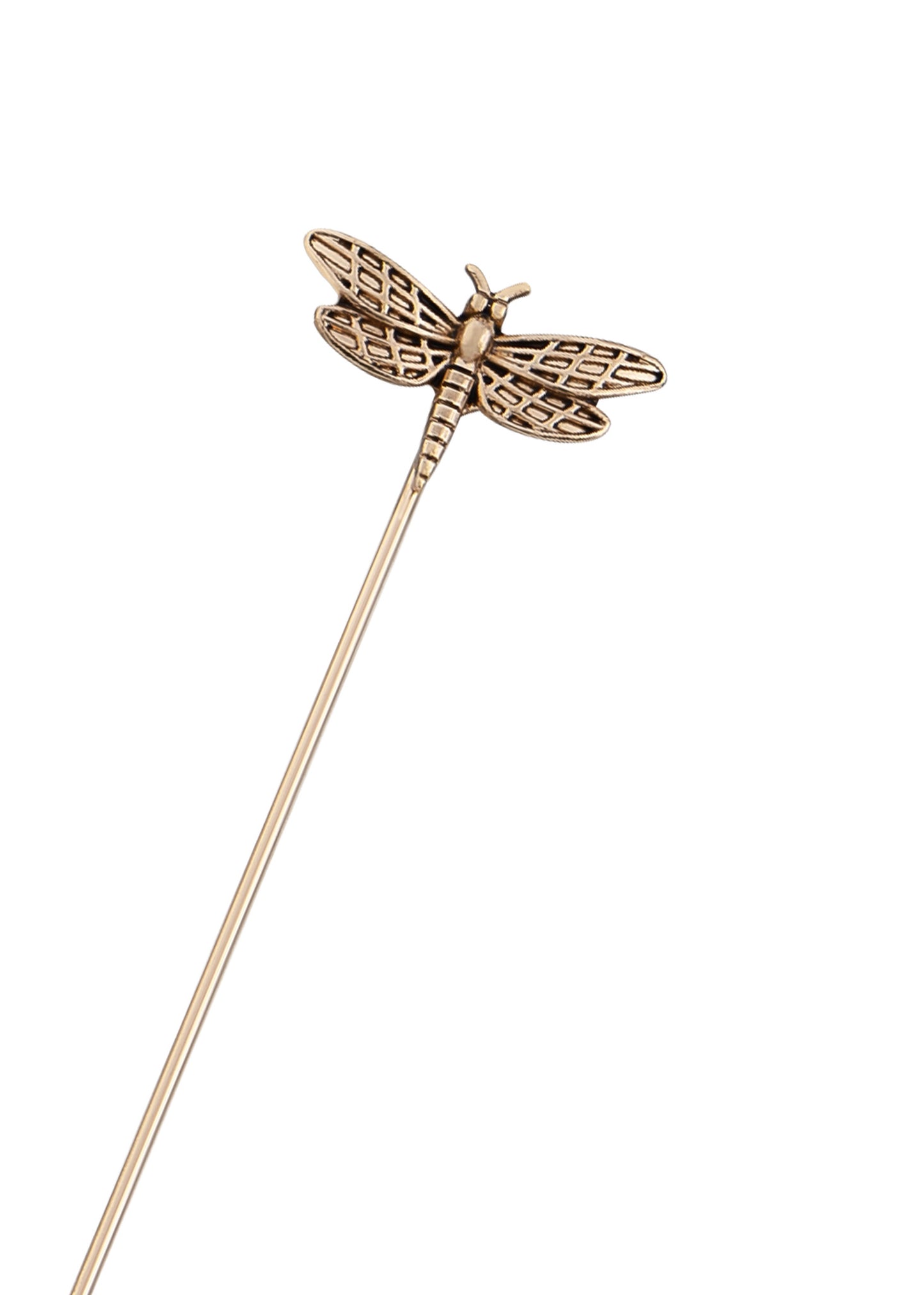 Alilang Vintage Gold Tone Star Bat Butterfly Shaped Hat Pin Textured Embossed Design