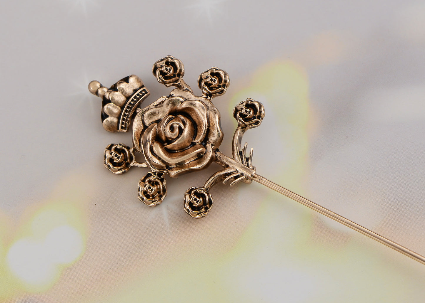 Alilang Hat Pins Brooch for Women Vintage Long Stick Hat Pin for Fitted Hats to Hold Hat in Place