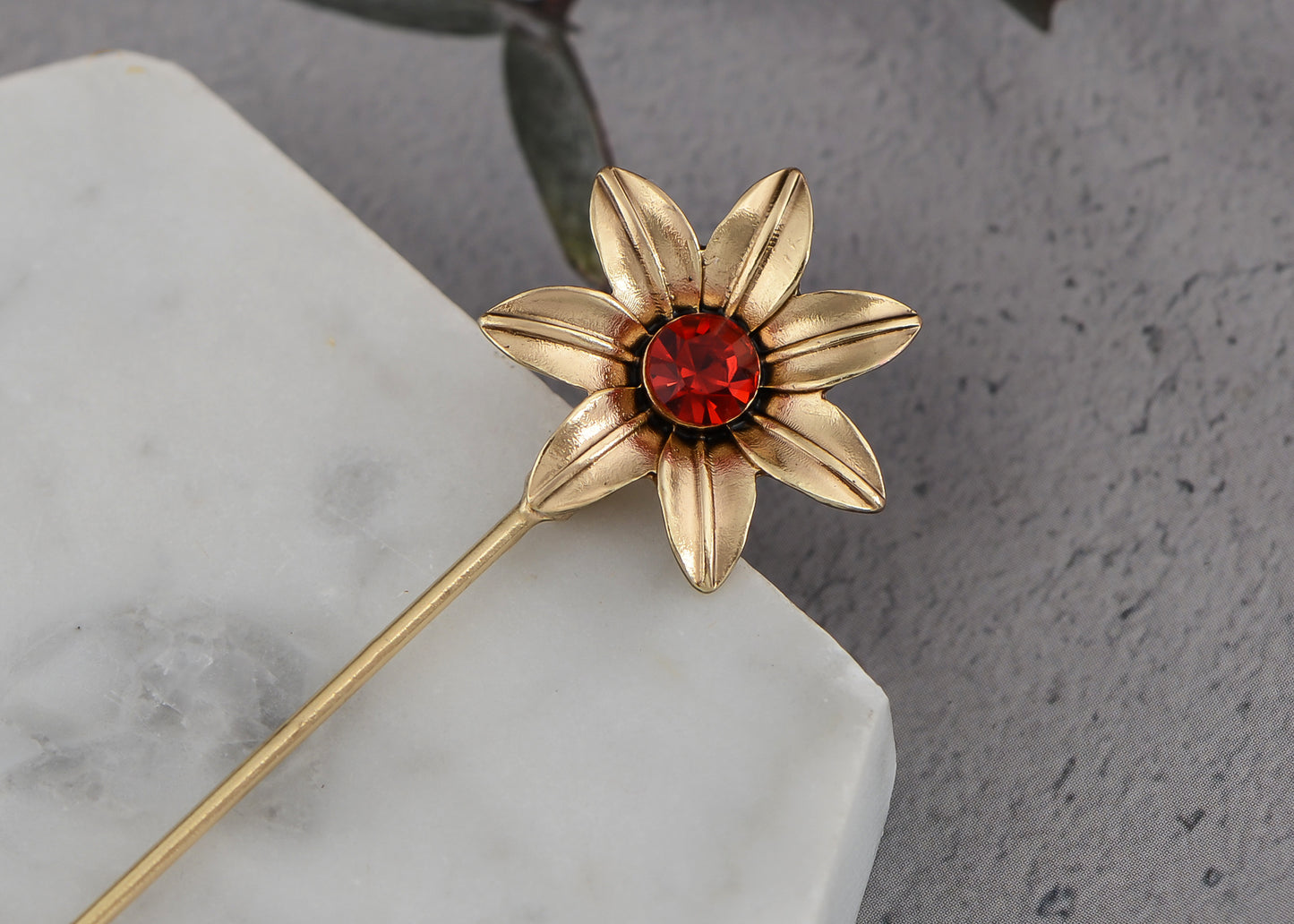 Alilang Women's Elegant Vintage Hat Pin Bendable Long Needle Lapel Pins Brooches on Hair Hat Scarf