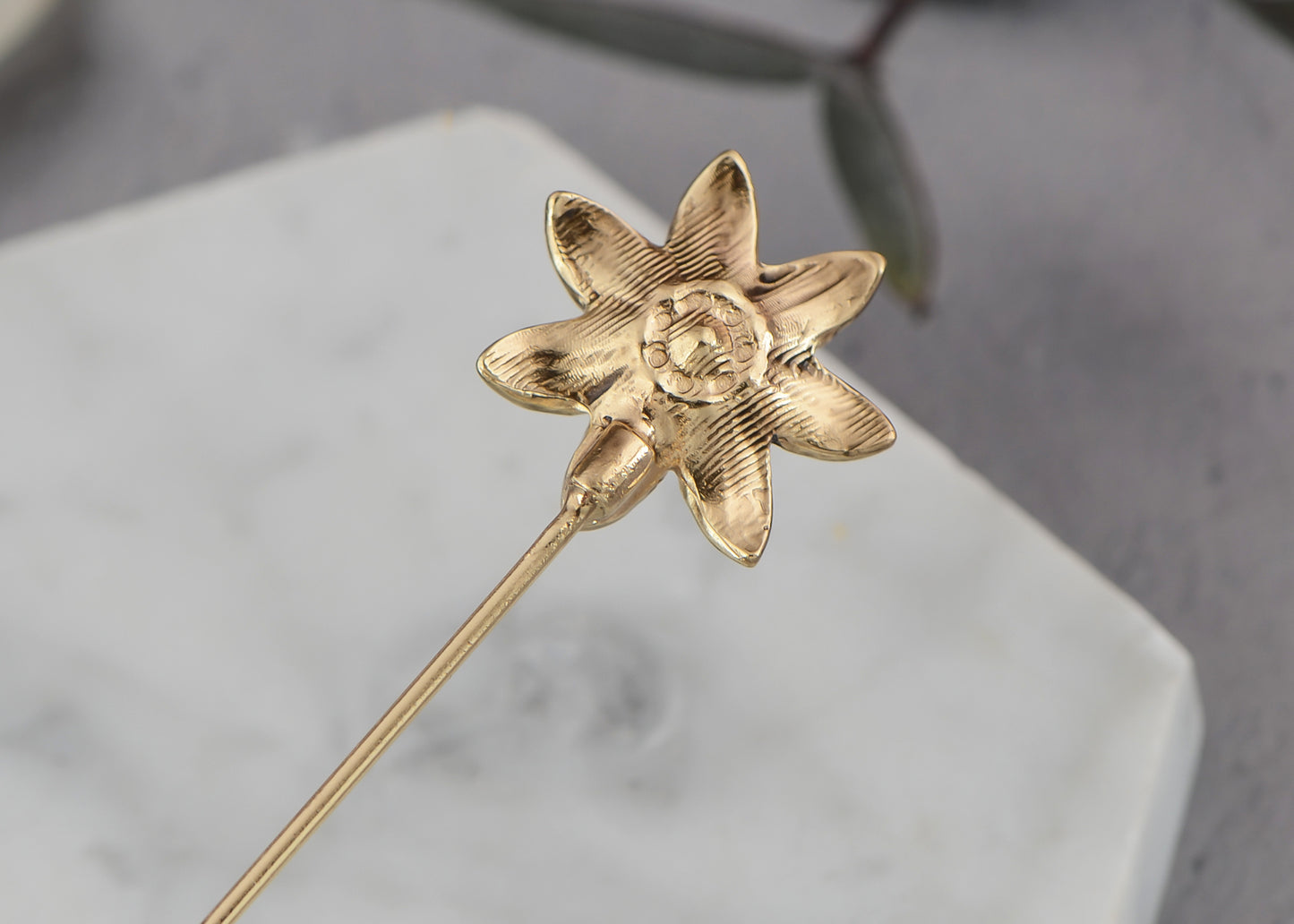 Alilang Women's Elegant Vintage Hat Pin Bendable Long Needle Lapel Pins Brooches on Hair Hat Scarf