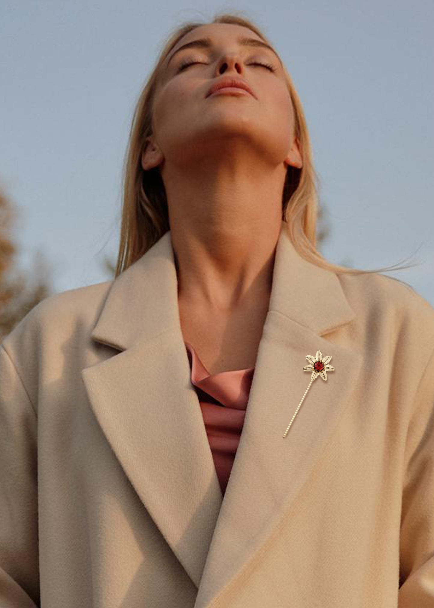 Alilang Women's Elegant Vintage Hat Pin Bendable Long Needle Lapel Pins Brooches on Hair Hat Scarf